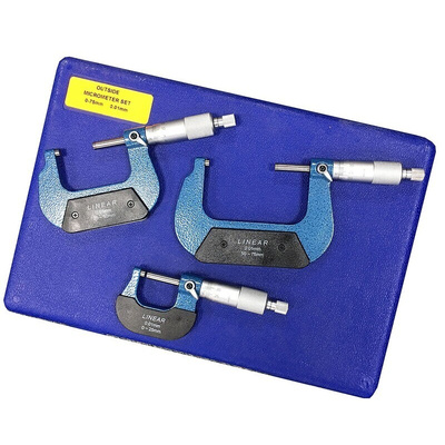RS PRO External Micrometer, Range 0 mm →75 mm, With UKAS Calibration