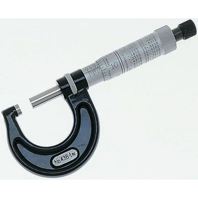 Starrett DY093 External Micrometer, Range 1 →2 in