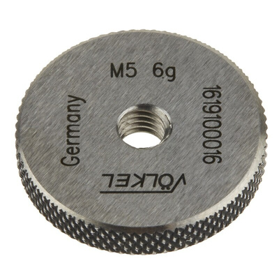 Volkel M5 x 0.8 Ring Thread Gauge Ring Gauge, 0.8mm Pitch Diameter