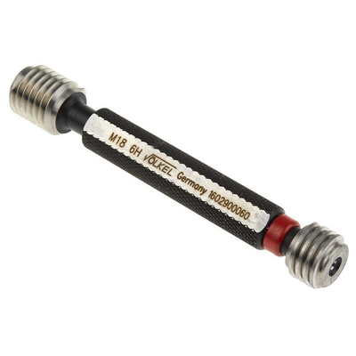 Volkel M18 x 2.5 Plug Thread Gauge Plug Gauge, 2.5mm Pitch Diameter