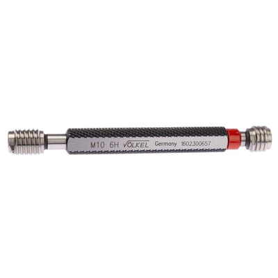 Volkel M10 x 1.5 Plug Thread Gauge Plug Gauge, 1.5mm Pitch Diameter