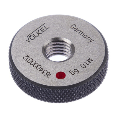Volkel M10 x 1.5 Ring Thread Gauge Ring Gauge, 1.5mm Pitch Diameter