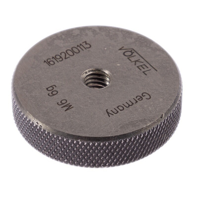 Volkel M6 x 1 Ring Thread Gauge Ring Gauge, 1.0mm Pitch Diameter
