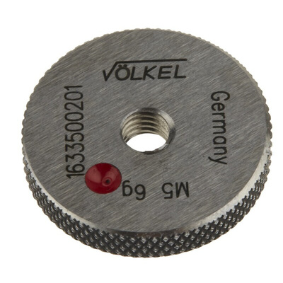 Volkel M5 x 0.8 Ring Thread Gauge Ring Gauge, 0.8mm Pitch Diameter