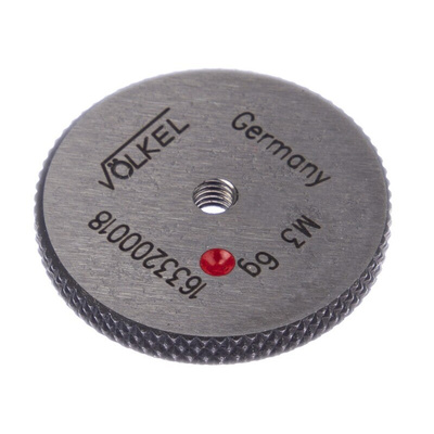 Volkel M3 x 0.5 Ring Thread Gauge Ring Gauge, 0.5mm Pitch Diameter