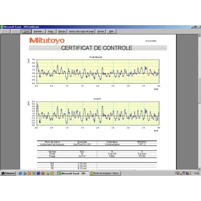 Skidless Surface Roughness Tester, 8 μm, 80 μm, 800 μm Measuring Range, for use with Surftest SJ-411