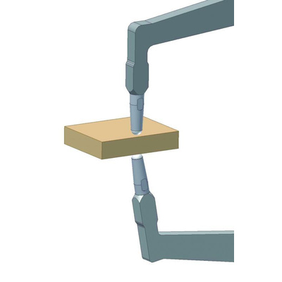 Mitutoyo Thickness Meter, 0mm - 30mm, 0.04 mm Accuracy, 0.01 mm Resolution, Digital Display