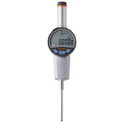 Mitutoyo 543-730BMetric Plunger Digital Indicator, 50.8 mm Measurement Range, 0.001 mm Resolution , 0.005 mm Accuracy