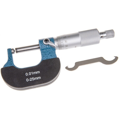 RS PRO Special Micrometer, Range 0 mm →25 mm