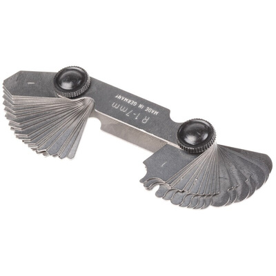 Kleffmann & Weese Radius Gauge Metric 1mm to 7mm