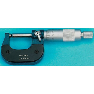 RS PRO Special Micrometer, Range 0 mm →25 mm, With UKAS Calibration