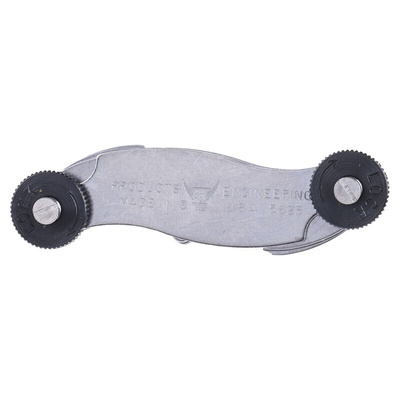 RS PRO, 28 Blades Thread Pitch Gauge, Metric thread type