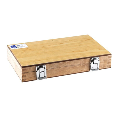 RS PRO Gauge Block Set Steel Metric, 47 piece With UKAS Calibration