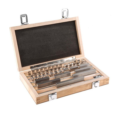RS PRO Gauge Block Set Steel Metric, 47 piece With UKAS Calibration