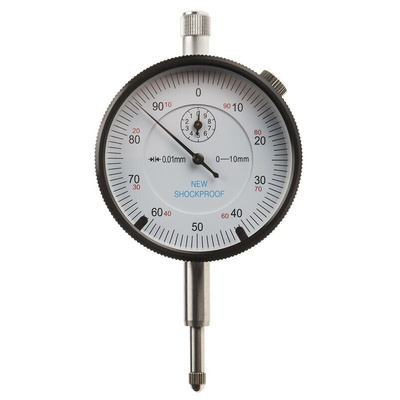 RS PROMetric Plunger Dial Indicator, , 0.01 mm Resolution