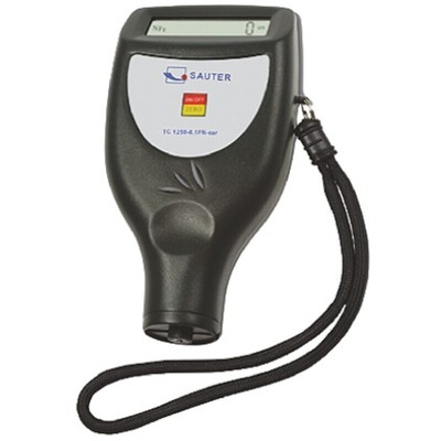 Sauter TC 1250-0.1 FN-car Thickness Meter, 100μm - 1250μm, ±2.5 μm Accuracy, 0.1 μm Resolution, Digital Display