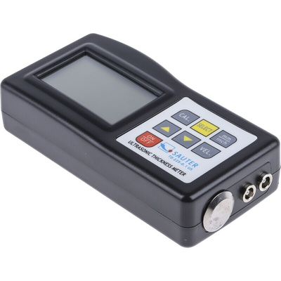 Sauter TD 225-0.1 US Thickness Meter, 1.2mm - 225mm, ±0.5 % Accuracy, 0.1 mm Resolution, Digital Display