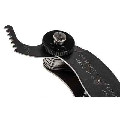 RS PRO, 28 Blades Thread Pitch Gauge, Metric thread type
