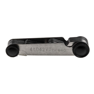 RS PRO, 30 Blades Thread Pitch Gauge, Imperial thread type