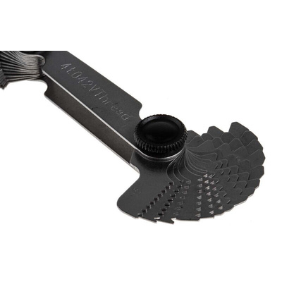 RS PRO, 30 Blades Thread Pitch Gauge, Imperial thread type
