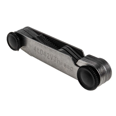 RS PRO, 30 Blades Thread Pitch Gauge, Imperial thread type