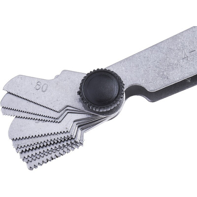 RS PRO, 27 Blades Thread Pitch Gauge, Imperial thread type
