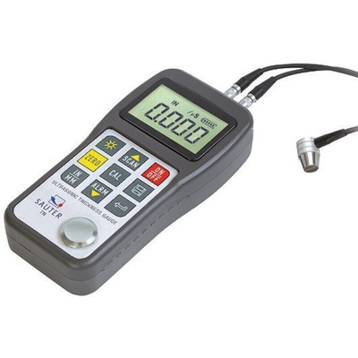 Sauter TN 230-0.01 US Thickness Meter, 1.2mm - 230mm, ±0.5 % Accuracy, 0.01 mm Resolution, Digital Display