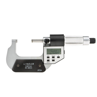 RS PRO External Micrometer, Range 25 mm →50 mm