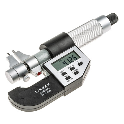 RS PRO Internal Micrometer, Range 5 mm →30 mm