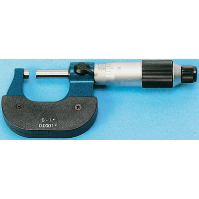 RS PRO External Micrometer, Range 0 mm →25 mm, With UKAS Calibration