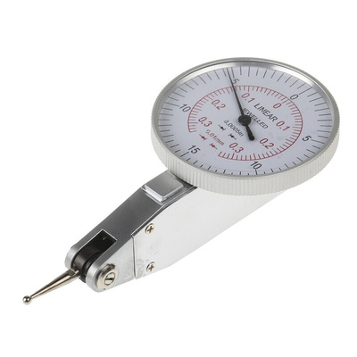 RS PRO Both DTI Gauge, +0.8mm Max. Measurement, 0.01 mm Resolution, ±0.008 mm Accuracy