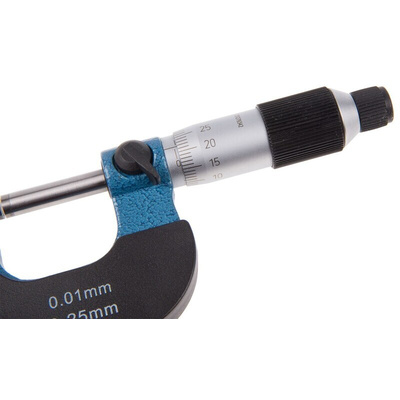 RS PRO External Micrometer, Range 0 mm →25 mm