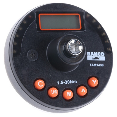 Bahco Digital Torque Tester, 1.5 → 30Nm, Square: 1/4in Drive, ±4 % Accuracy