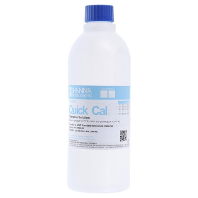 Hanna Instruments HI-9828-25 Buffer Solution 5mS/cm, 500ml Bottle, 6.86pH