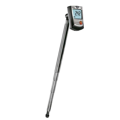 Testo 405 NTC, Thermal Anemometer, 10m/s Max, Measures Air Velocity, Temperature, Volume Air Flow
