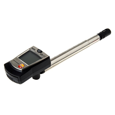 Testo 405 NTC, Thermal Anemometer, 10m/s Max, Measures Air Velocity, Temperature, Volume Air Flow