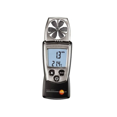 Testo 410-1 NTC, Rotary Vane Anemometer, 20m/s Max, Measures Air Velocity, Temperature