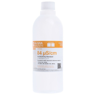 Hanna Instruments HI-7033L Buffer Solution 84μS/cm, 500ml Bottle