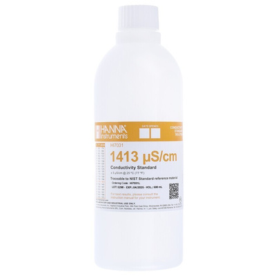 Hanna Instruments HI7031L Buffer Solution 1413μS/cm, 460ml Bottle