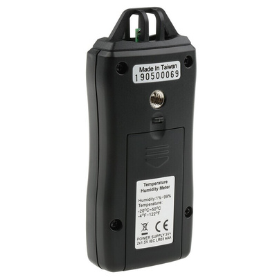 RS PRO Handheld Hygrometer, ±5 % Accuracy, +50°C Max, 99%RH Max
