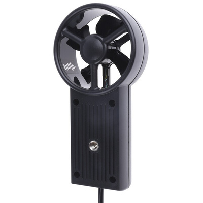 RS PRO AVM-09 Vane Anemometer, 45m/s Max, Measures Air Velocity, Temperature