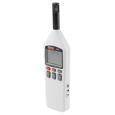 RS PRO Handheld Hygrometer, ±3 %RH Accuracy, +100 °C, +212 °F Max, 100%RH Max