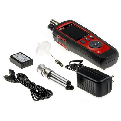 RS PRO RS-9880 Data Logging Air Quality Meter for Humidity, Temperature, +122 °F, +50 °C Max, 100%RH Max,