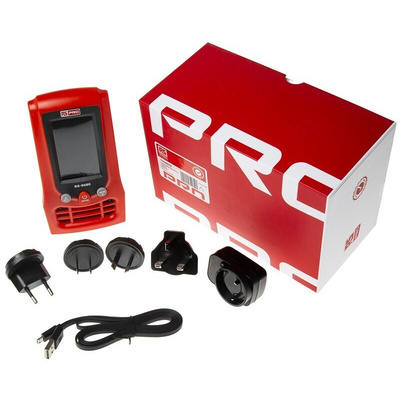 RS PRO RS-9680 Air Quality Meter for Formaldehyde, Humidity, PM 2.5, PM 10, Temperature, TVOC, Battery-Powered
