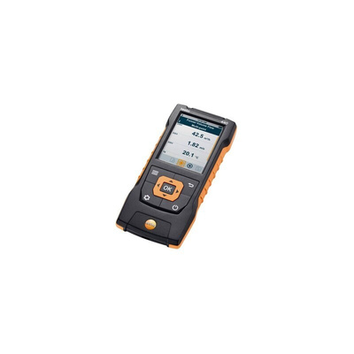 Testo 440 Data Logging Air Quality Monitor for Air Velocity, Temperature, +1370 (Temperature-TC) °C, +150