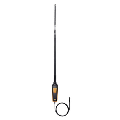 Testo Probe for Air Velocity, Humidity, Temperature, +70°C Max, 95%RH Max