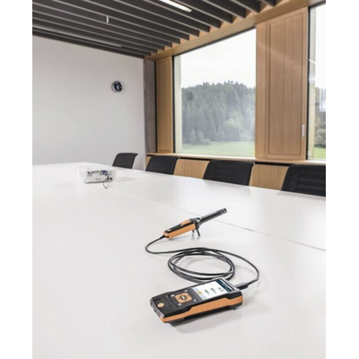 Testo CO2 Probe for CO2, Humidity, Temperature, +50°C Max, 95%RH Max, Battery-Powered