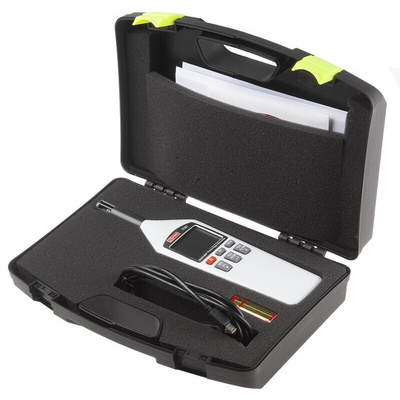 RS PRO Handheld Hygrometer, ±3 %RH Accuracy, +100 °C, +212°F Max, 100%RH Max, UKAS Calibration