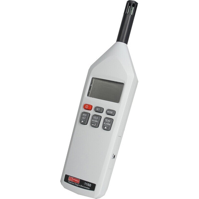 RS PRO Handheld Hygrometer, ±3 %RH Accuracy, +100 °C, +212°F Max, 100%RH Max, RS Calibration