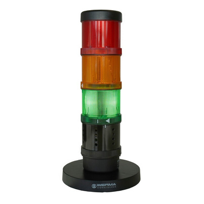 Werma KombiSIGN 72 CO2 Detector for CO2, +35°C Max, Mains-Powered